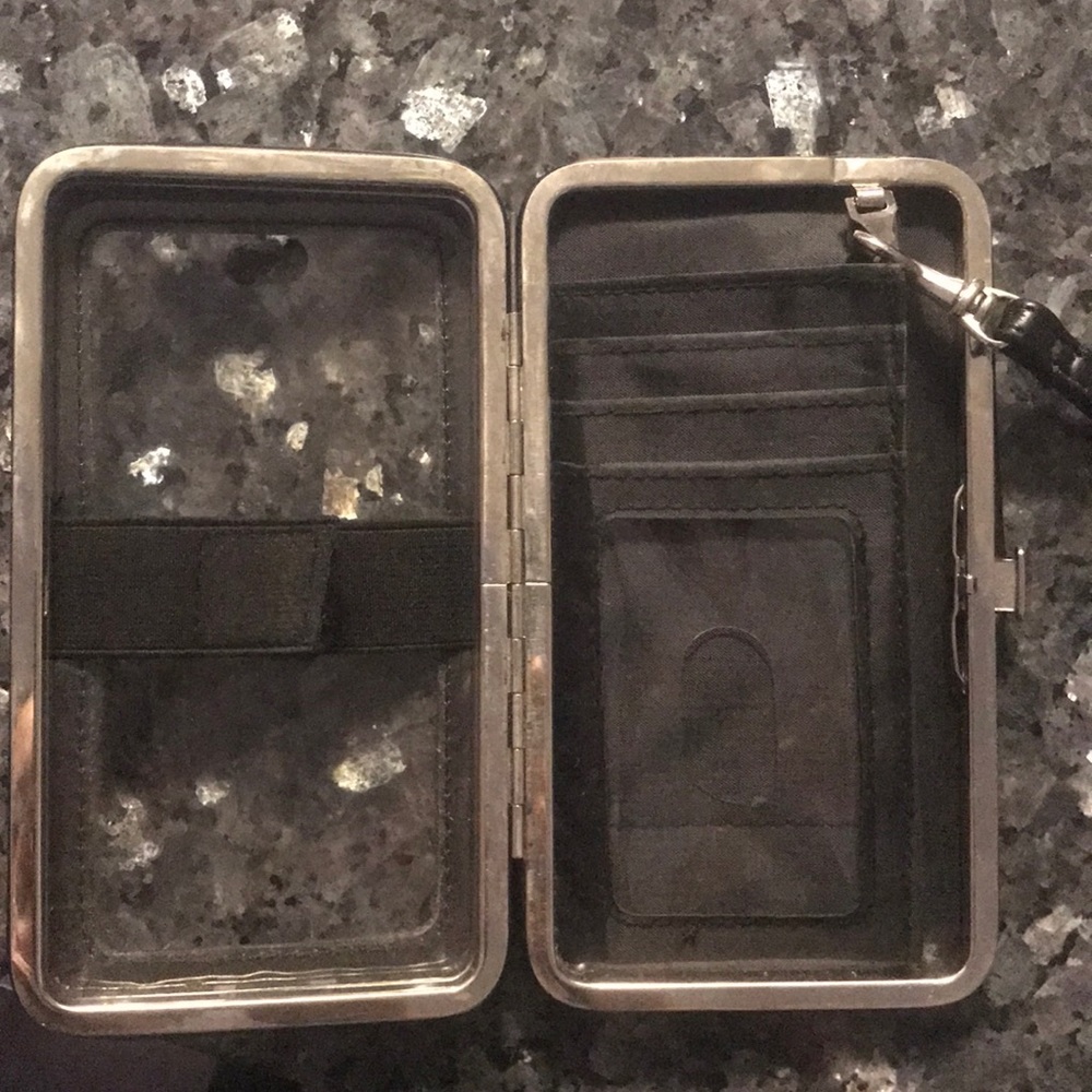 iPhone wristlet wallet.